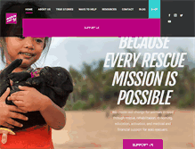 Tablet Screenshot of missionpawsible.org